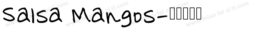 Salsa Mangos字体转换
